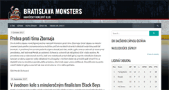 Desktop Screenshot of monsters.sk