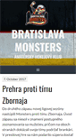 Mobile Screenshot of monsters.sk